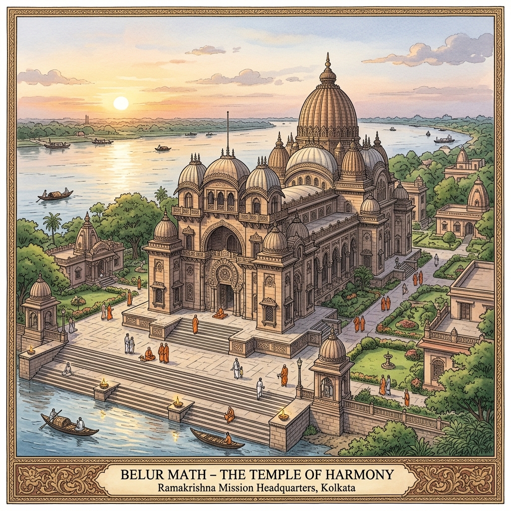 Belur Math: The History and Significance of Swami Vivekananda's Masterpiece — Kamarpukur Jayrambati pilgrimage blog