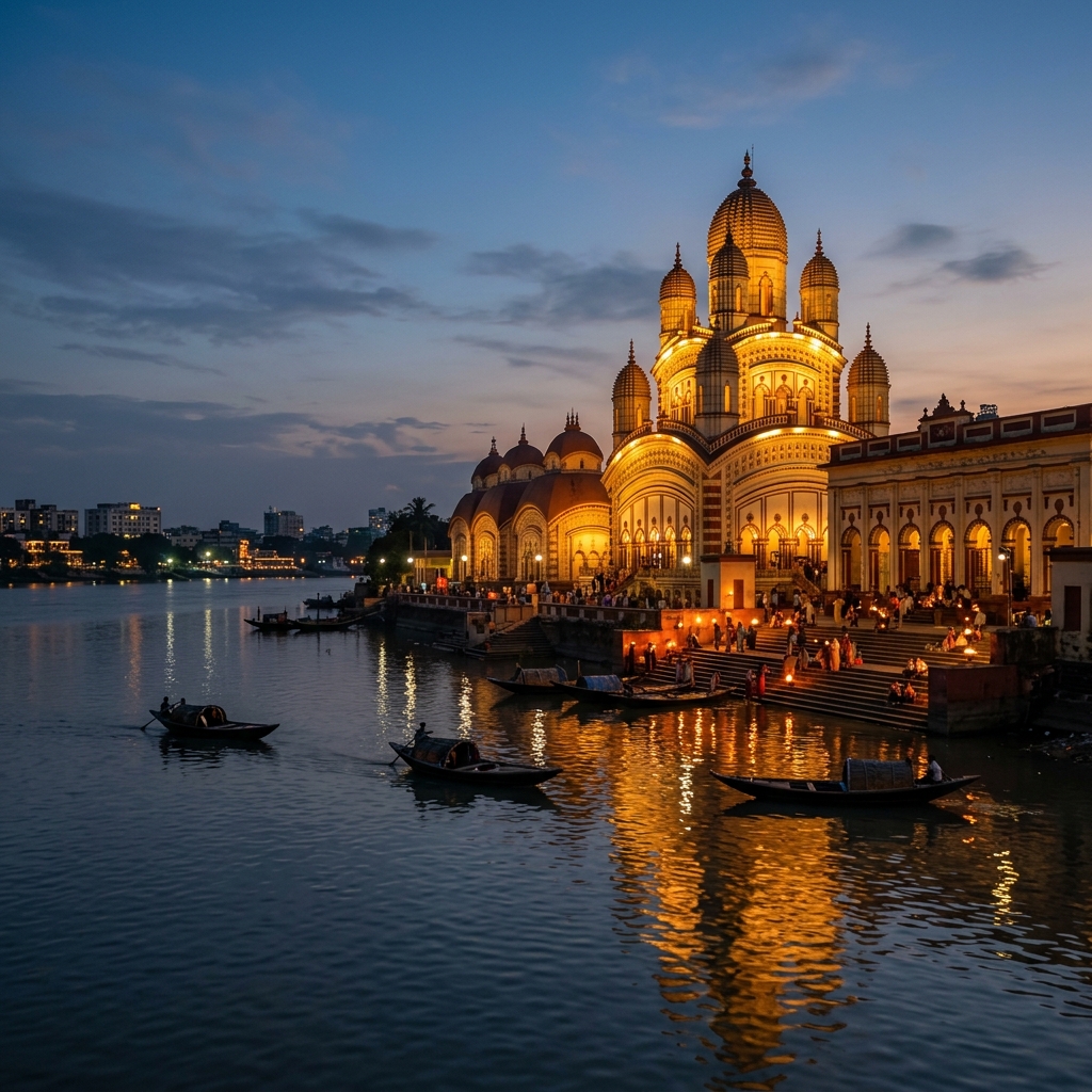 Dakshineswar Kali Temple: Timings, Ferry Routes & 2026 Travel Guide — Kamarpukur Jayrambati pilgrimage blog