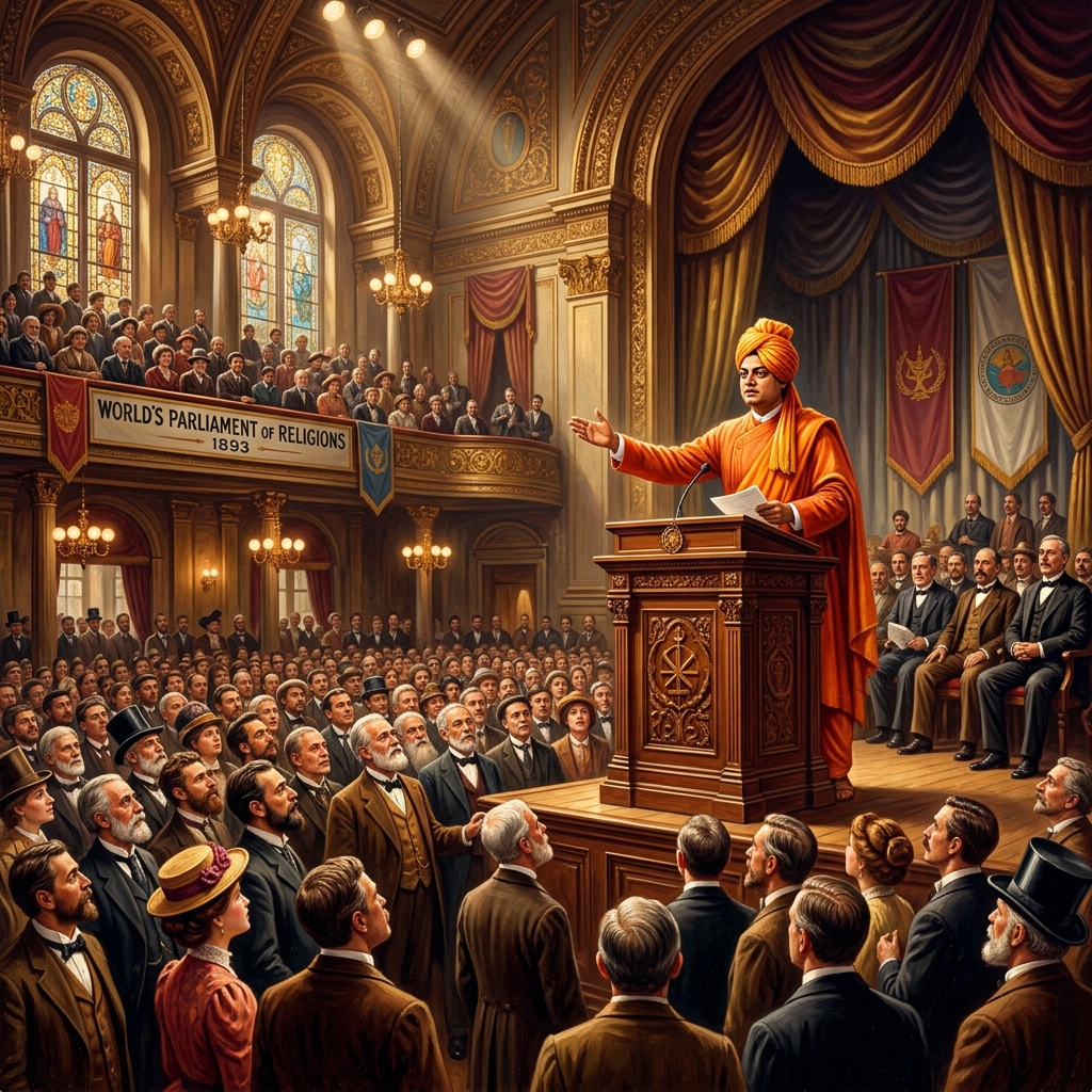 Swami Vivekananda's Chicago Speech 1893: The Full Story — Kamarpukur Jayrambati pilgrimage blog